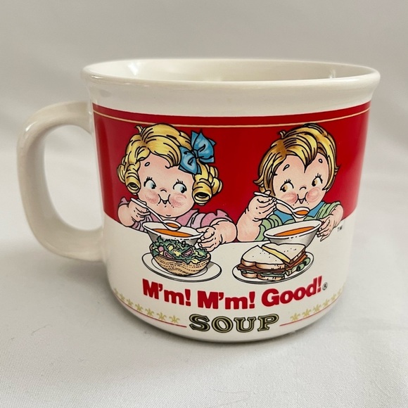 Vintage Other - Vintage Campbell Soup Co M'm! M'm! Good! 1991 Mug Red White Kids